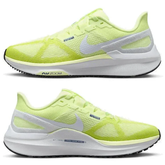 RARE Nike Air Zoom Structure 25 Volt/Grey/Wht Run Gym Sport Cross-Trainer DJ7884 - Picture 11 of 16